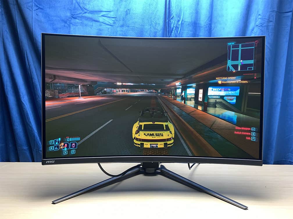 MSI MPG 321CURX Features NV AI